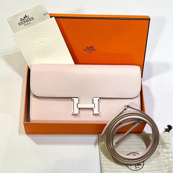 【Mauve Pale × ラッカー金具】エルメス コンスタンストゥーゴー 偽物 h2512092