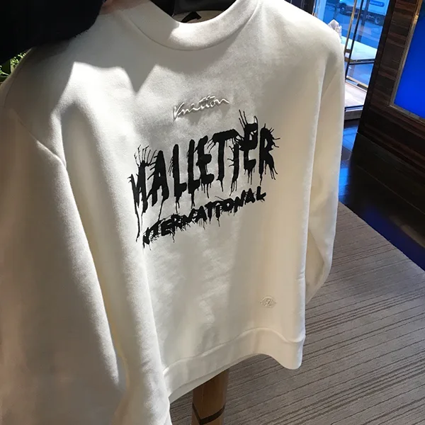 【ルイヴィトン】グラフィカルロゴプリントスウェットシャツ 1AFB53