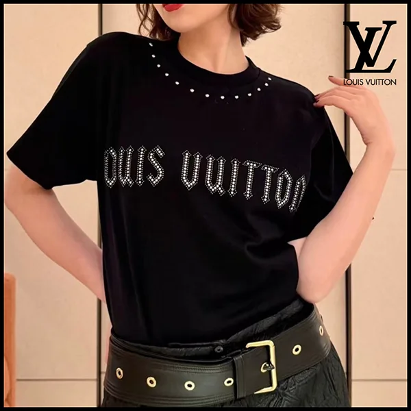 【ルイヴィトン】シグネチャースタッズTシャツ コピー 1AJENV
