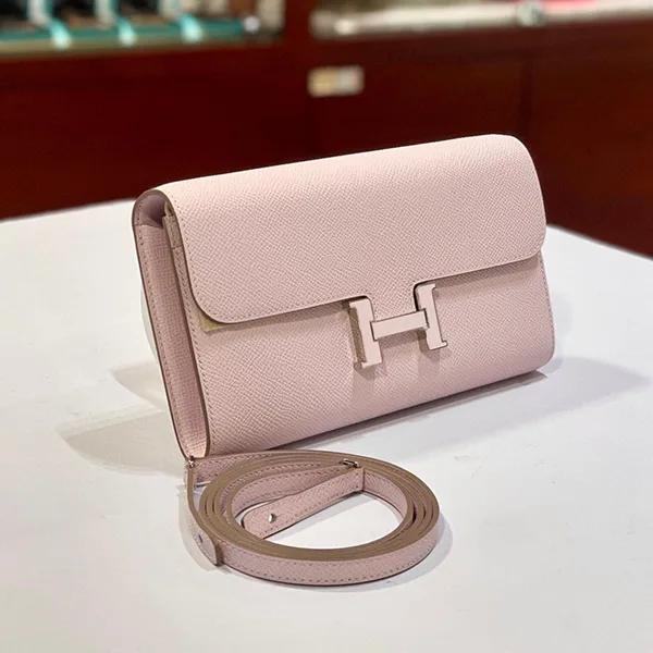 【Mauve Pale × ラッカー金具】エルメス コンスタンストゥーゴー 偽物 h2512092