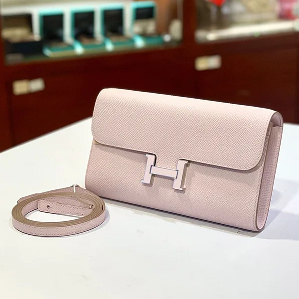 【Mauve Pale × ラッカー金具】エルメス コンスタンストゥーゴー 偽物 h2512092