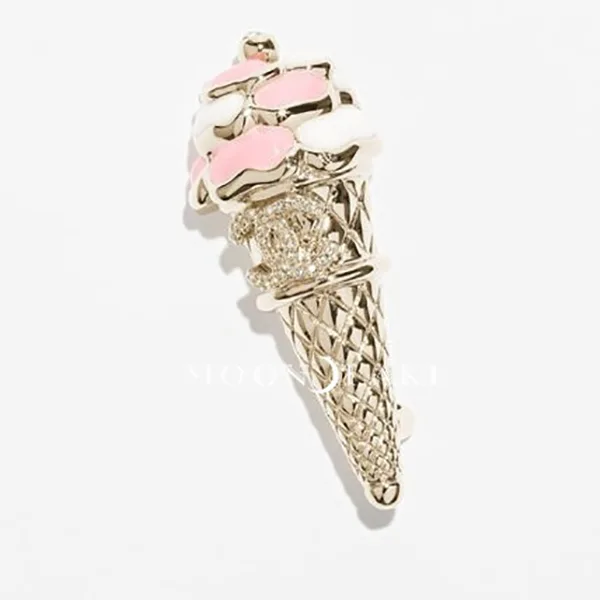 [N級品]入手困難品！26C★シャネル ブローチ コピー ココマーク CC カメリアモチーフ アイス ABH029-B23073-U6385