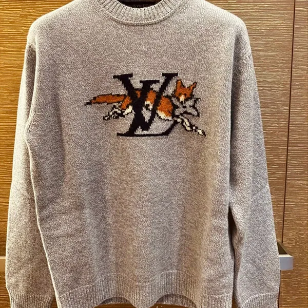 即発送★＊オシャレ＊【ルイヴィトン コピー】ウール カシミヤ クルーネック 1AJBU1