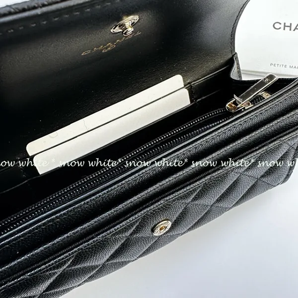 限定 キラキラCC♪シャネル ミディアムサイズのFLAP財布 AP4176