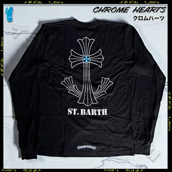 +クロムハーツ+セントバース CHプラス クロス ロンT Tシャツ ch2512257