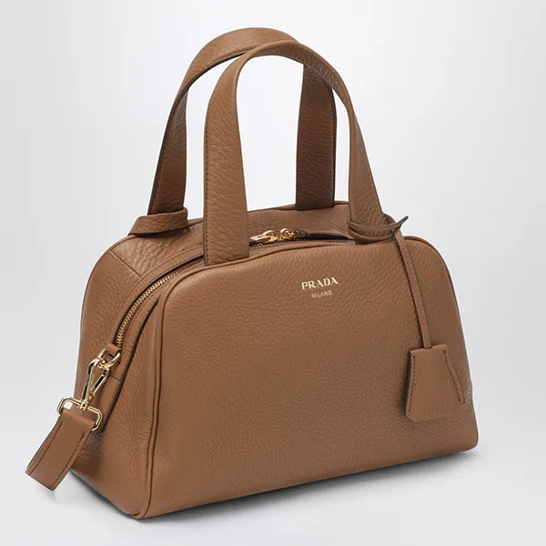 【プラダ】ミディアムサイズ レザー トランクバッグ 1BB149OOO2HIK