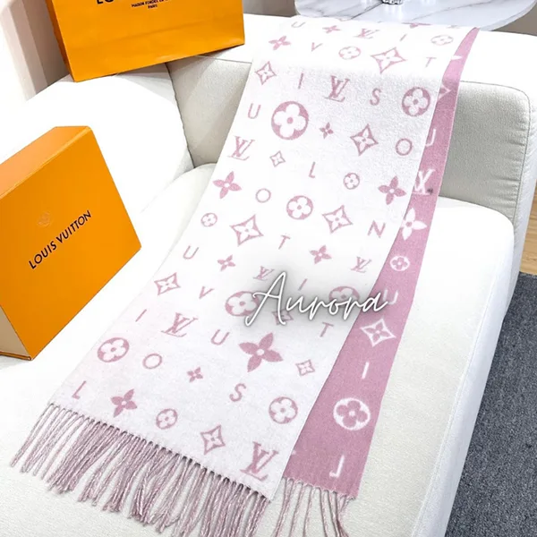 品格のカシミヤ ロング 冬の定番 [ルイヴィトン]マフラー 偽物 全5色 M97661