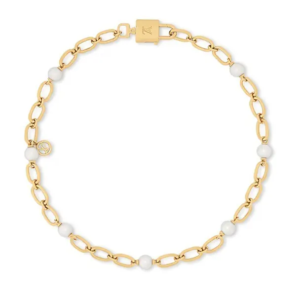 人気商品★ルイヴィトン ロングネックレス パールロック M02981