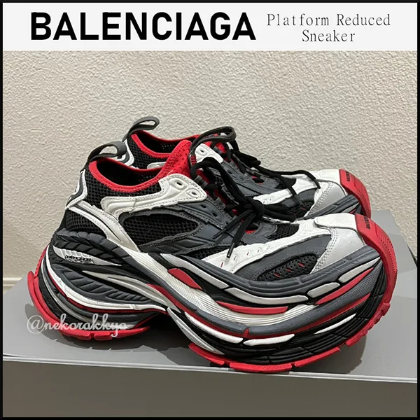 お洒落に★バレンシアガ Platform Reduced Sneakerハイテクスニーカー 821137WPLTF1