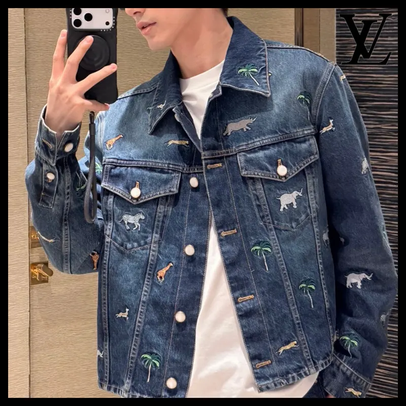 ルイヴィトン★デニム ロングスリーブ ジャケット 1AJUYK