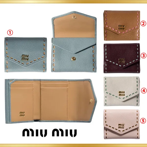 ミュウミュウ レザー 財布 スーパーコピー 5MH043_2IIB