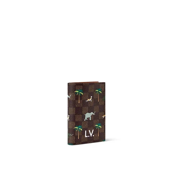 追跡付ルイヴィトン★LV×ザ・ダージリンオーガナイザードゥポッシュ パスポートケース N40872