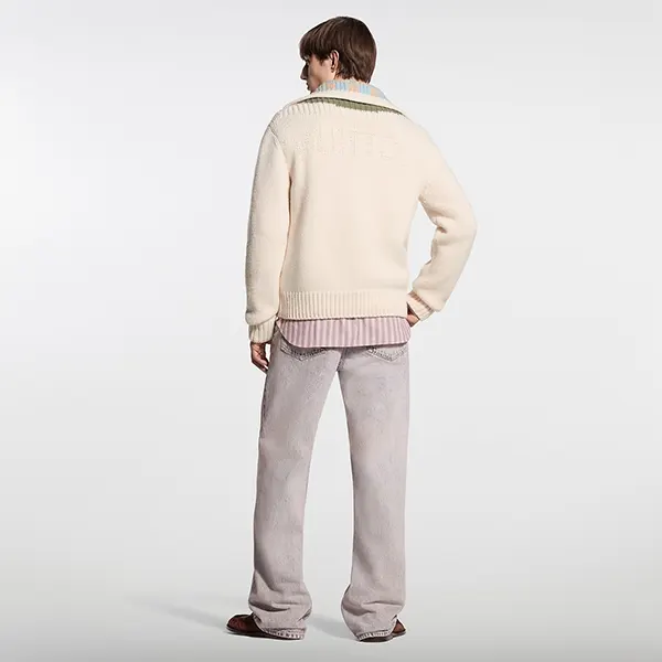 ルイヴィトン LV ジップド インターシャ トラックトップ 1AJUVN