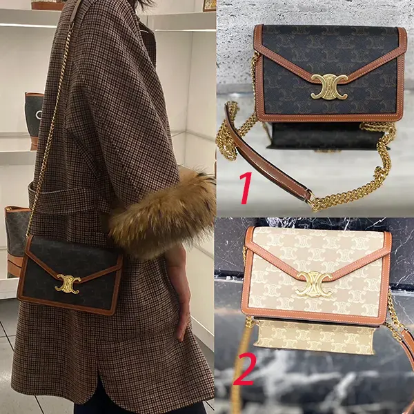 セリーヌ ショルダーバッグ 偽物 Margo マーゴ 10L462DQB