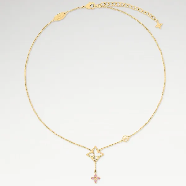 華やかモノグラムが胸元で輝く☆【ルイヴィトン】ネックレス M03246