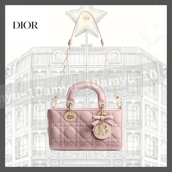 ディオール♡ Lady D-Joy バッグ ミニ カナージュ ラムスキン M0636OUQA_M19N
