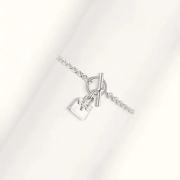 お洒落[N級品]◆【エルメス コピー】揺れるバーキンが可愛い☆アミュレット ブレスレット H121426B