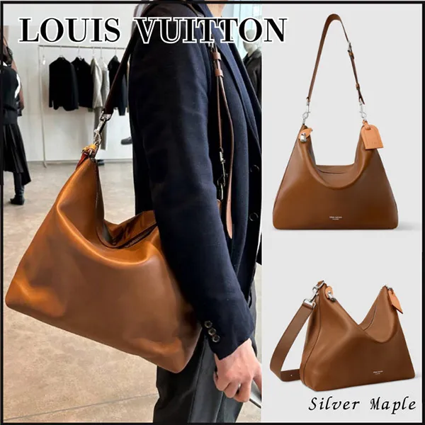 新作メンズ*ルイヴィトン コピー*Vagabond Hobo レザーショルダーバッグ M28392