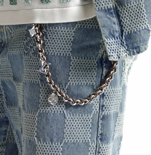 ルイヴィトン★チェーンベルト LV ブレイデッド M02755