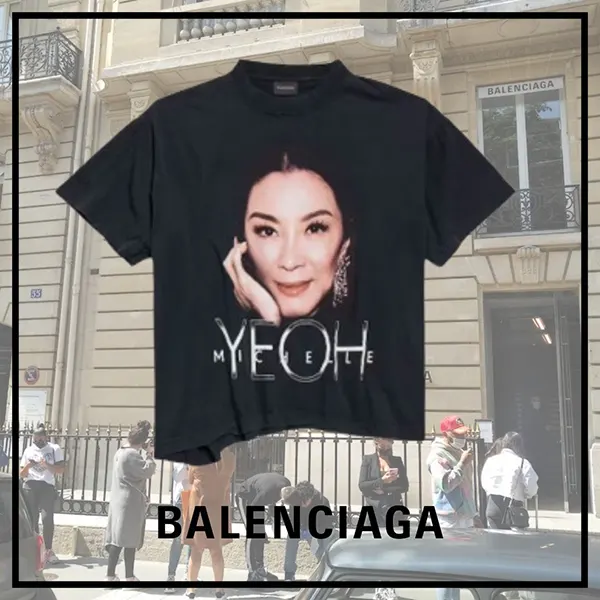 バレンシアガ Michelle Boxy Tシャツ N級品 826344TSVV51041