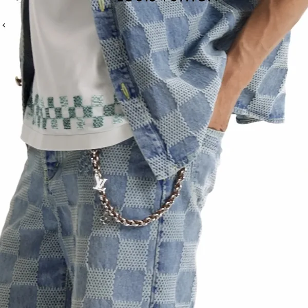 ルイヴィトン★チェーンベルト LV ブレイデッド M02755