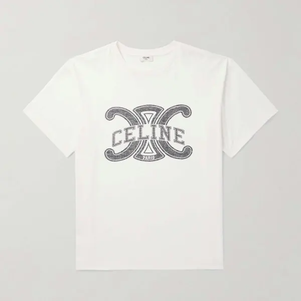 セリーヌ ルーズ Tシャツ コピー コットンジャージー RX0BO671Q