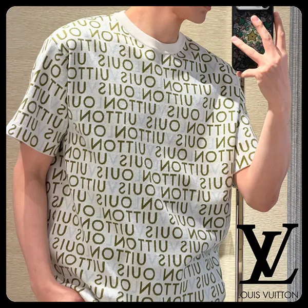 【LV Mazeモチーフがお洒落♪】ルイヴィトン クルーネックTシャツ コピー 1AJTWZ