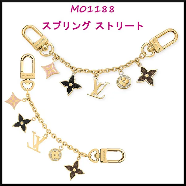 人気No1★大人気★ルイヴィトン バッグ コピー チャーム・チェーン ゴールド 4種 M01413
