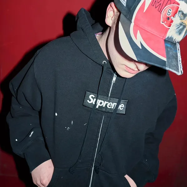 シュプリーム x MM6 メゾンマルジェラ☆ Box Logo パーカー 全3カラー
