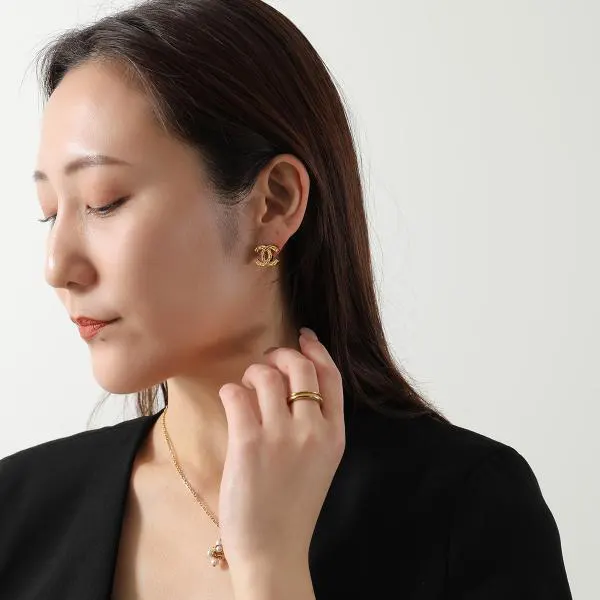 男女兼用◆[N級品]【ココクラッシュ柄26P】 シャネル CCマーク ピアス ABH240