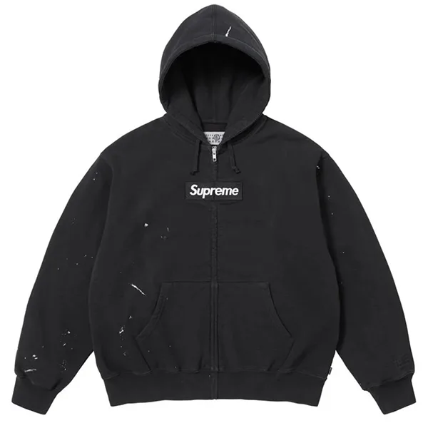 シュプリーム x MM6 メゾンマルジェラ☆ Box Logo パーカー 全3カラー