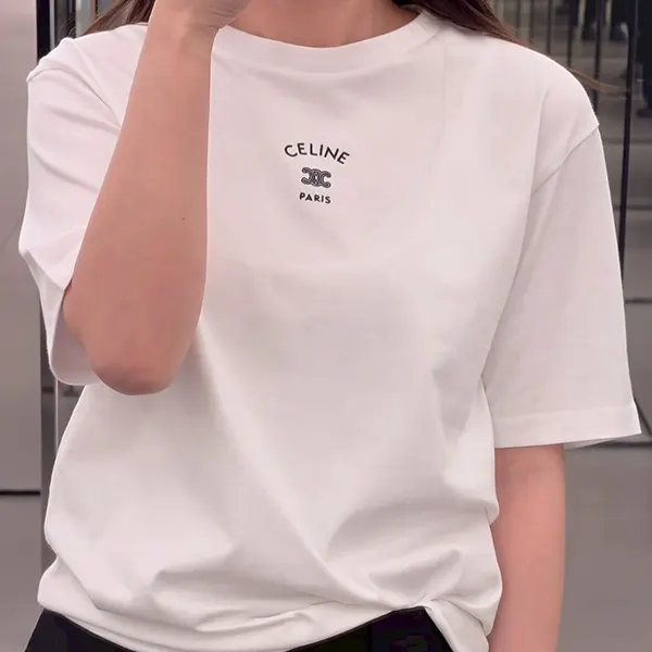 セリーヌ Tシャツ コットンジャージー RX0LJ1242.GKL1