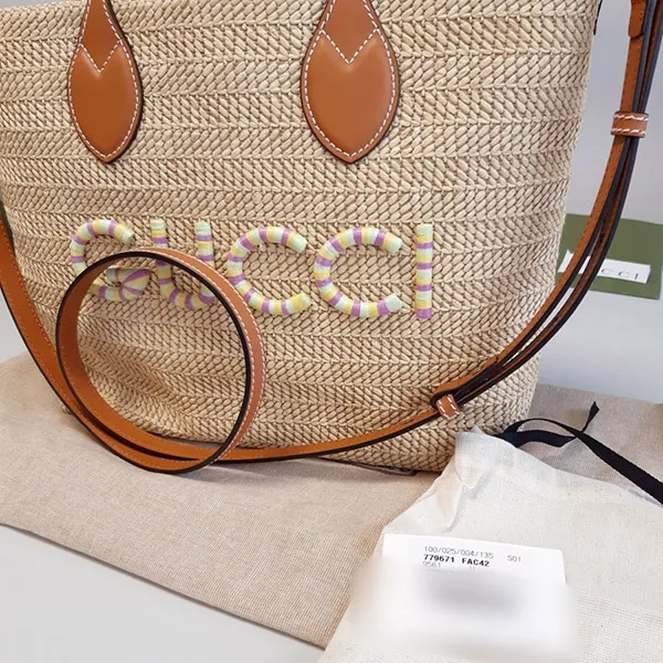 大人気★即完売必至グッチ☆ロゴパッチ3Wayショルダーかごバッグ☆779671