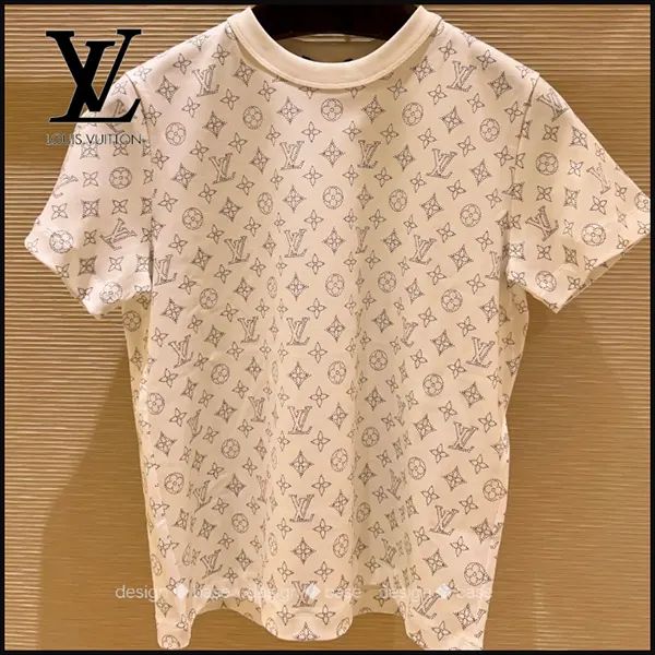 注目度抜群！ルイヴィトン マヒナ プリントTシャツ コピー 1AK0GL