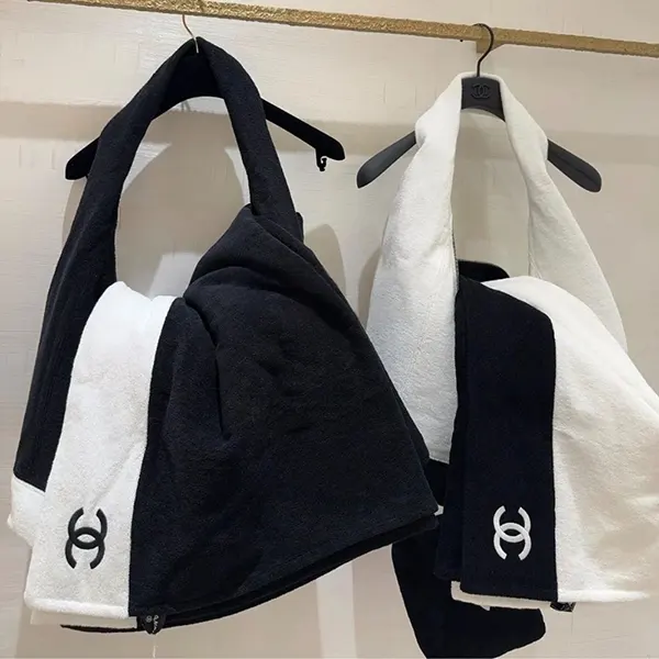 シャネル ビーチタオル&バッグセット AAC054-B24480-UA365