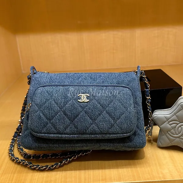 完売人気【上品さの中に抜け感を☆】シャネル チェーンウォレット AP4349 B23467 U7885