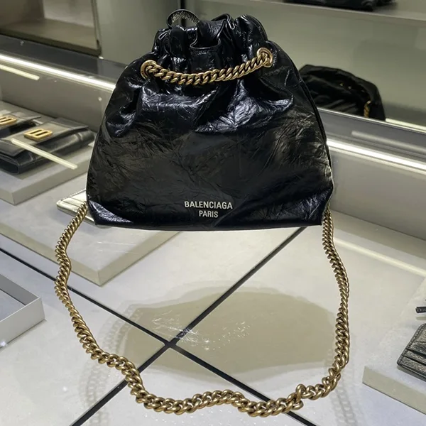バレンシアガ☆ Crush XS チェーン 2WAY トートバッグ 781796 2AAZS 1000