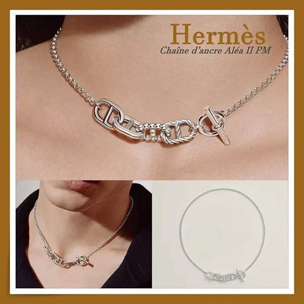 エルメス シェーヌ・ダンクル・アレアIIネックレス H126218B