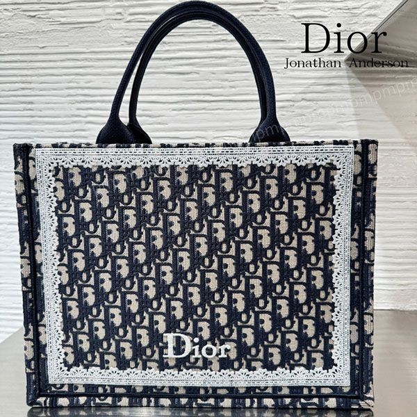 ★NEW BOOK TOTE★【ディオール ブックトート】ミディアム オブリーク&レース コピー M1354PEHT_M928