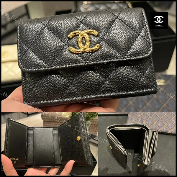 シャネル マトラッセ スモールウォレット CCマーク AP5004 B22653 NH620