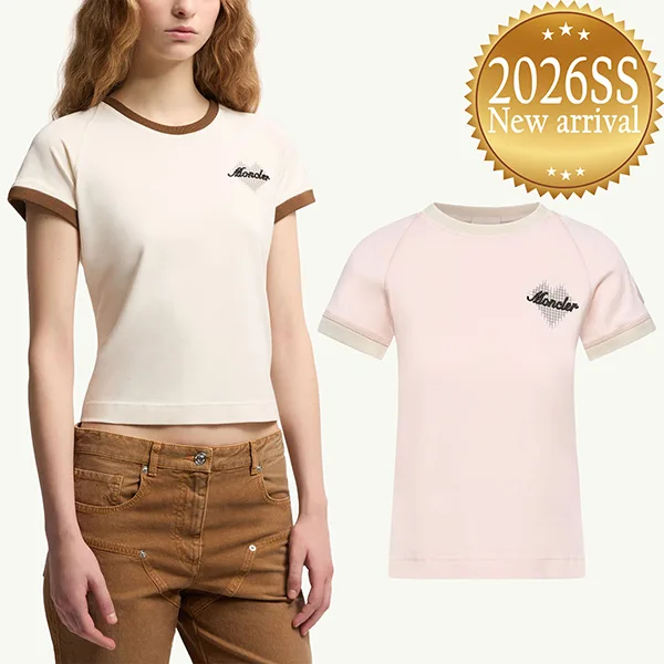 モンクレール ハートモチーフ Tシャツ コピー L10938C000158790F