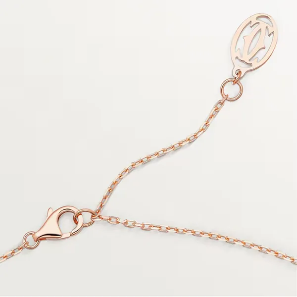 【カルティエ】dAmour ネックレス ピンク サファイア 偽物 rose gold B7218400