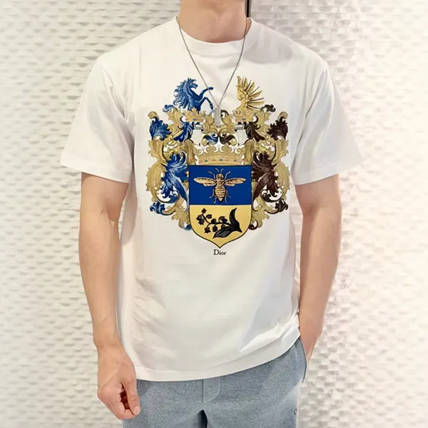 世界中で大人気ディオール コピー ブレイソン プリントTシャツ 693J637B3282