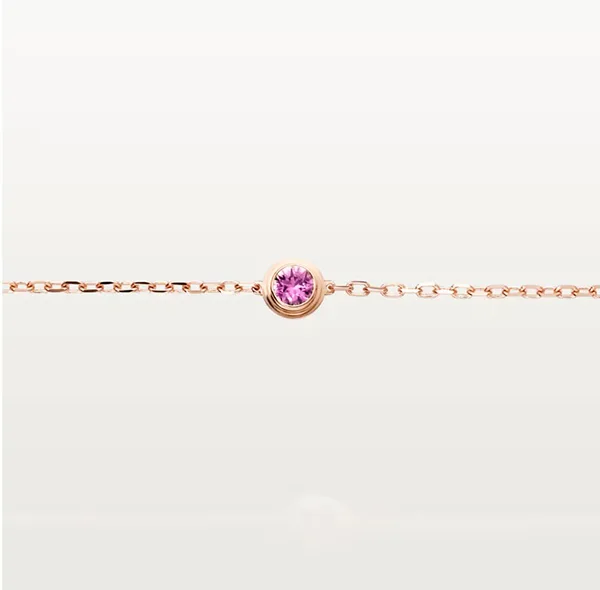 【カルティエ】カルティエダムール ピンクサファイア ブレスレット ca2606051