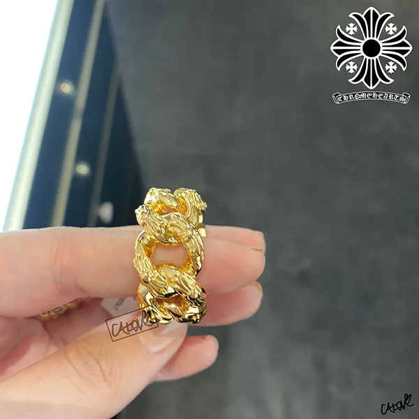 ◆レア十クロムハーツ十【Xtra Fancy 22K GOLDリング】ch2606085