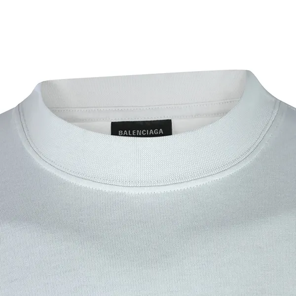 絶対に欲しいバレンシアガ NanoBB Tシャツ 偽物 白 ミディアムフィット 764235TSVU49012