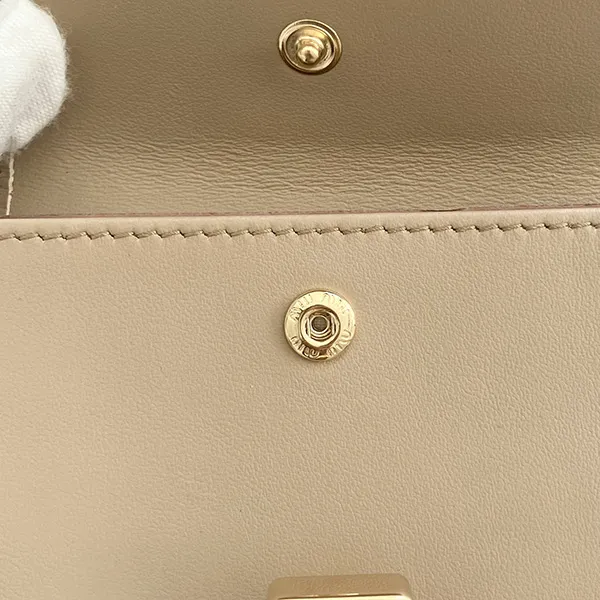 雑誌付録[N級品]【ミュウミュウ】Compact Wallet ロゴベルト コンパクト 2つ折り財布 スーパーコピー 5MV204_2C3Y_F0036