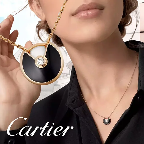ギフトに◎【カルティエ】アミュレット ドゥ ネックレス XS 18K★B3047200