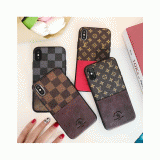 lv iPhone xr/xs max/xsケース ルイヴィトン iphone x/8/7スマホケース ブランドIphone6/6s Plusカバー ジャケット カード入れ