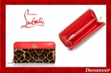 関送込　【Christian Louboutin】ルブタン 財布 コピー　Print Zip-Around Wallet